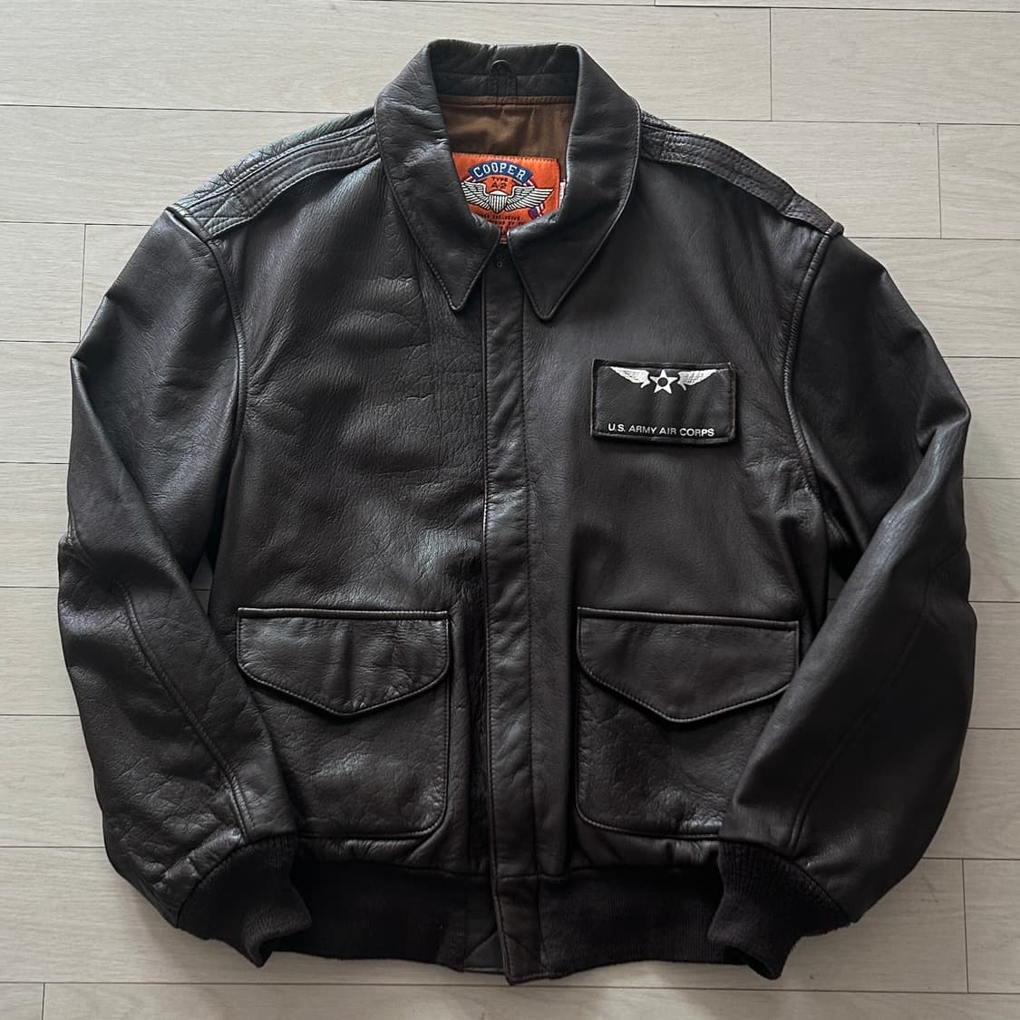 COOPER A-2 레더 플라이트 자켓 (Made in USA) 상품이미지1