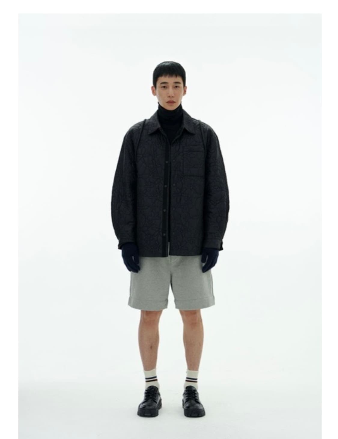 [아모멘토] 22FW 리버시블 패딩 셔츠_M size 상품이미지1