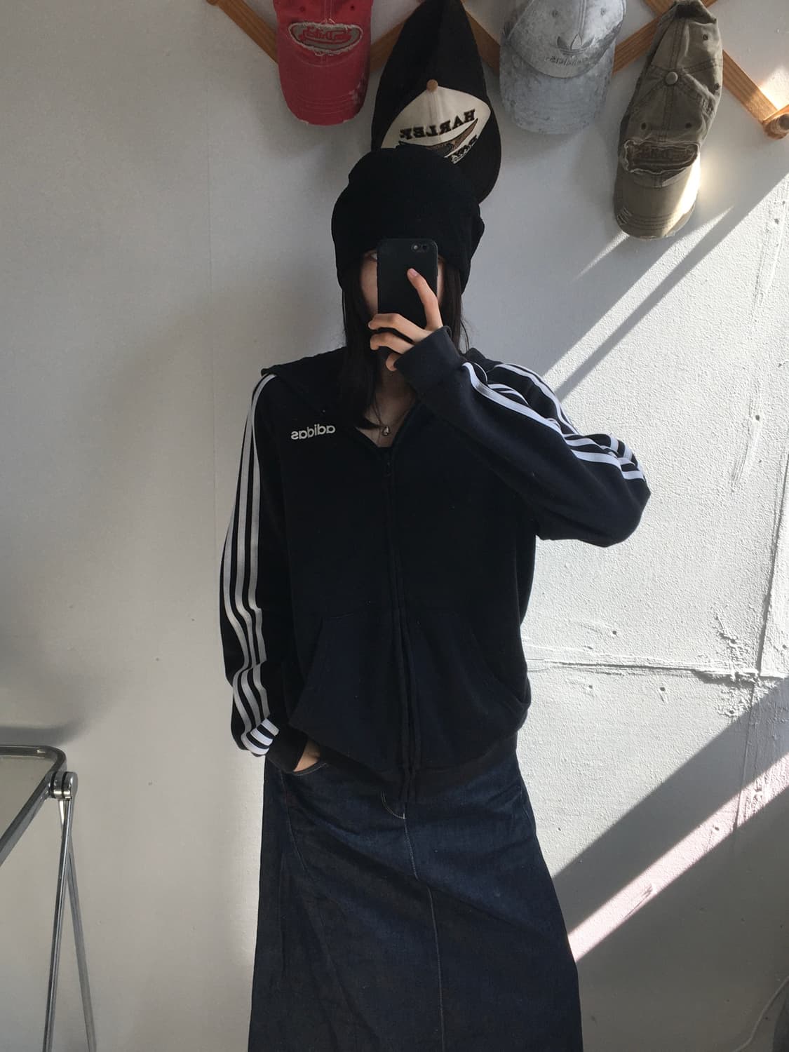 아디다스 사이드라인 후드집업 상품이미지1