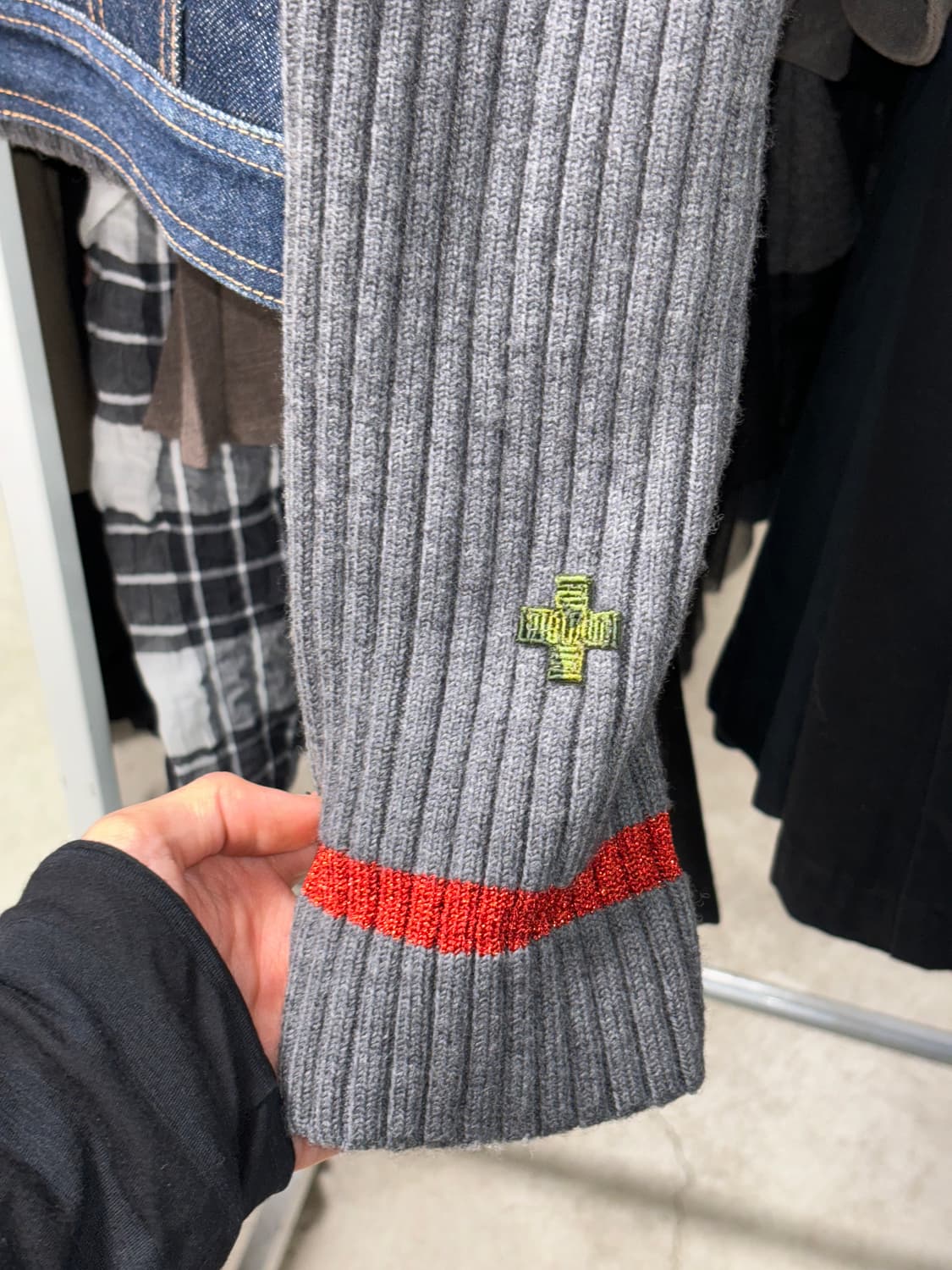 까스텔바작 니트 데님자켓 상품이미지4