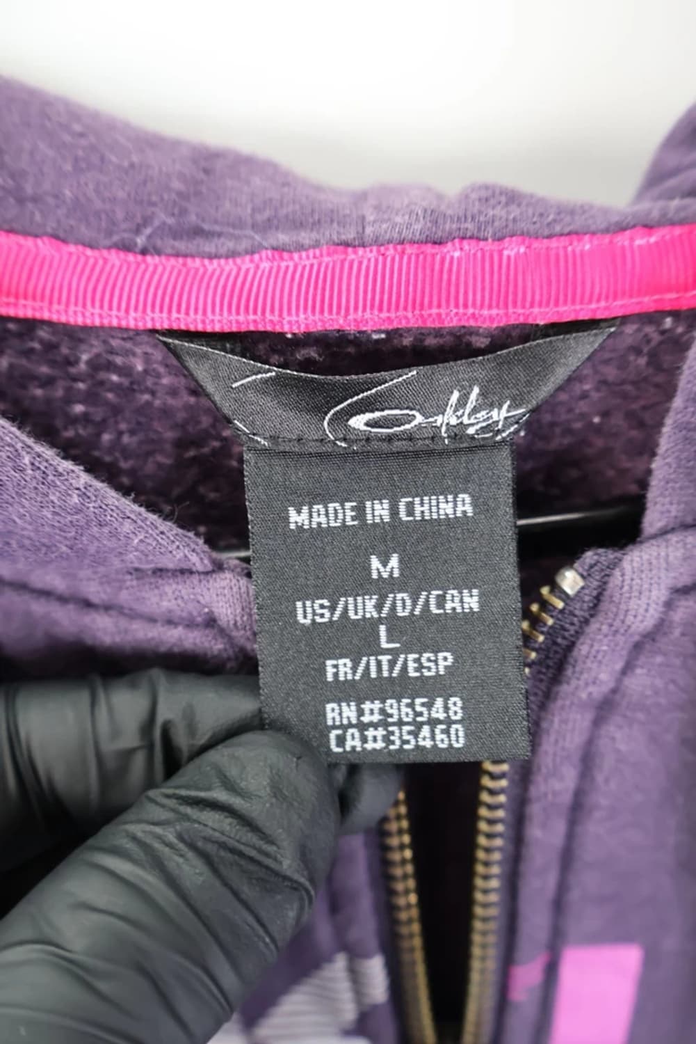 오클리 퍼플 후드집업 상품이미지9