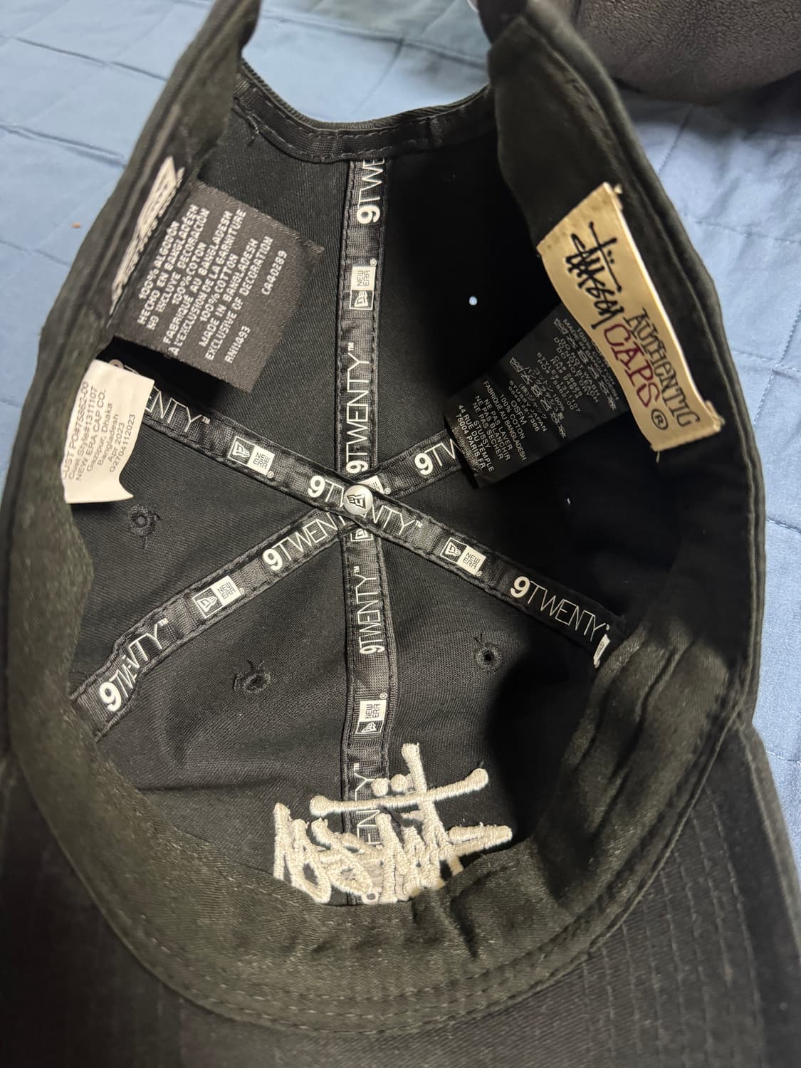 스투시 뉴에라 모자 블랙 상품이미지3