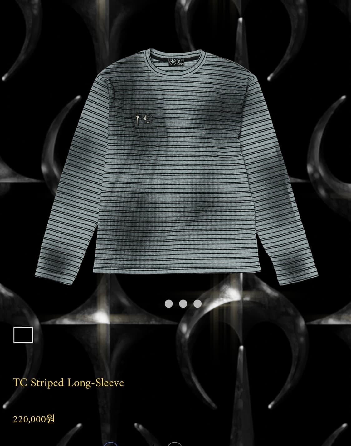 떠그클럽 25fw TC 스트라이프 긴팔 티셔츠 상품이미지2