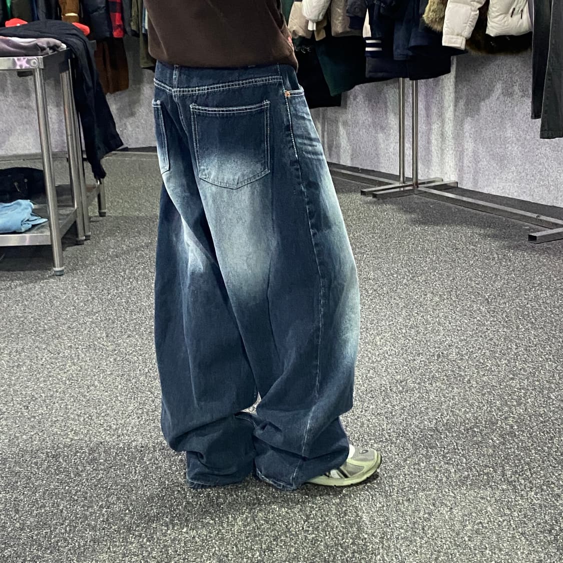 OOTJ 워싱 와이드 데님팬츠 B3149 상품이미지2