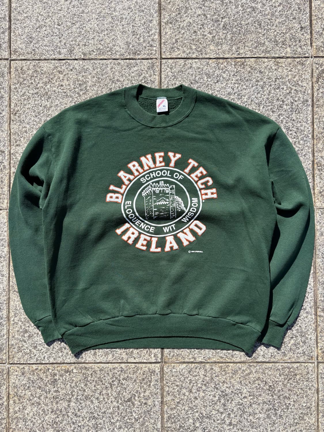  80s Jerzees BLARNEY TECH IRELA sweatshi 상품이미지1