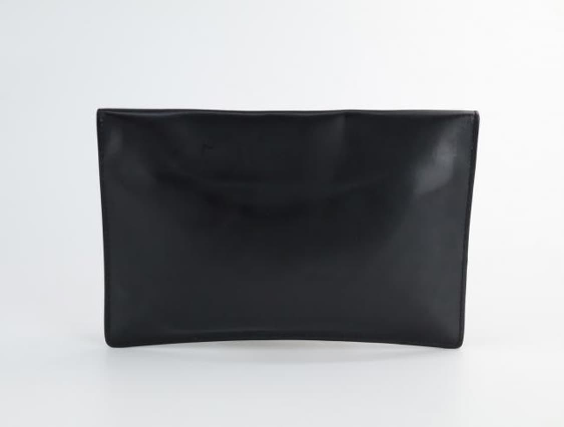 Vivienne westwood블랙 레더 폴드 백 상품이미지3