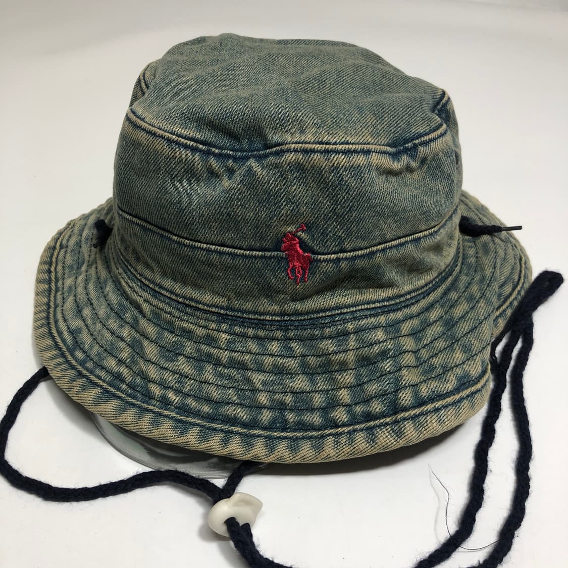 폴로 랄프로렌 90s USA 데님 버킷햇 상품이미지2