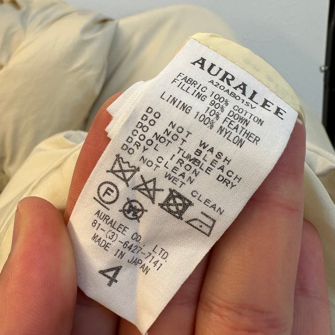 오라리 다운 자켓 상품이미지5