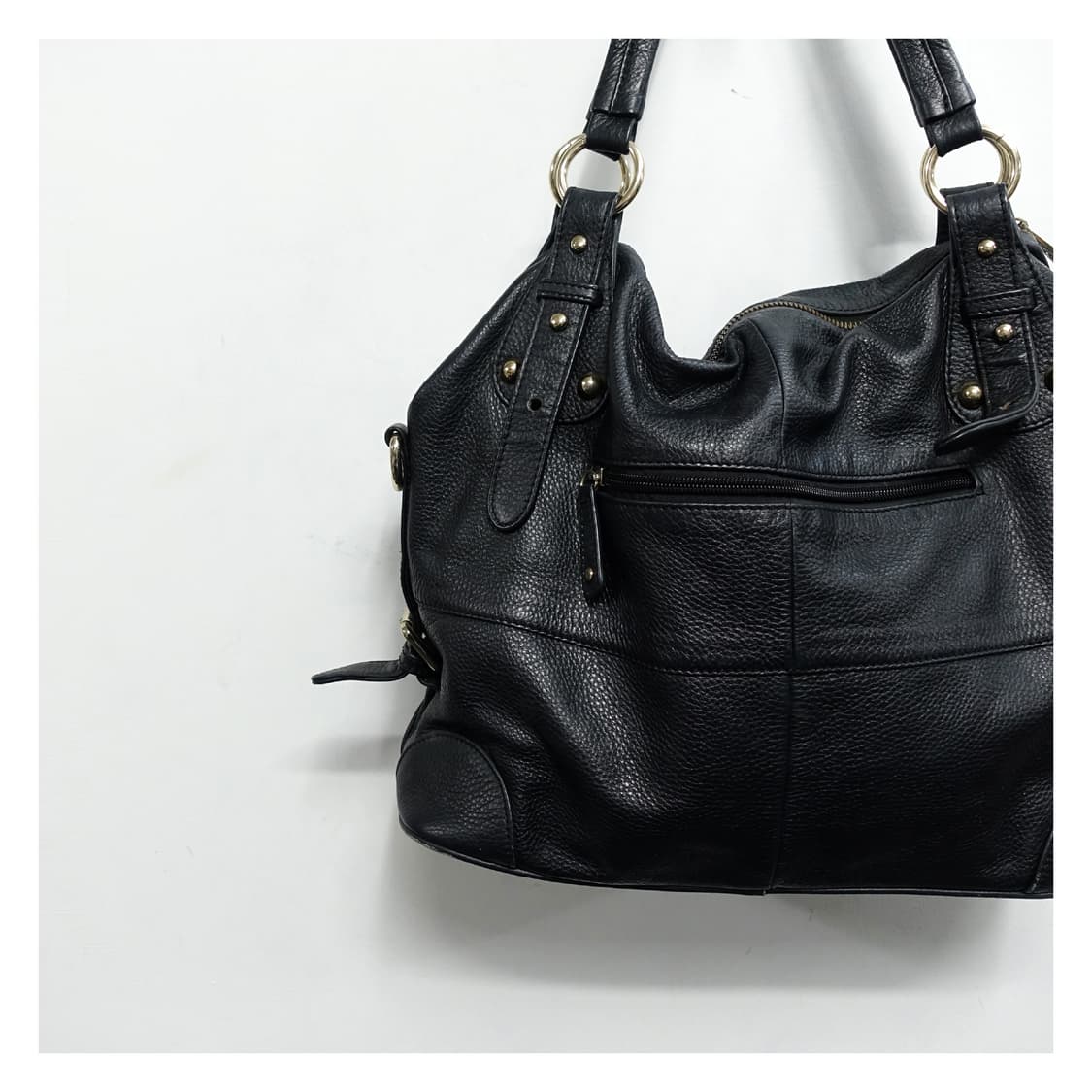 MICHIKO LONDON 미치코런던 코시노 자물쇠 소가죽 레더 숄더백 상품이미지7