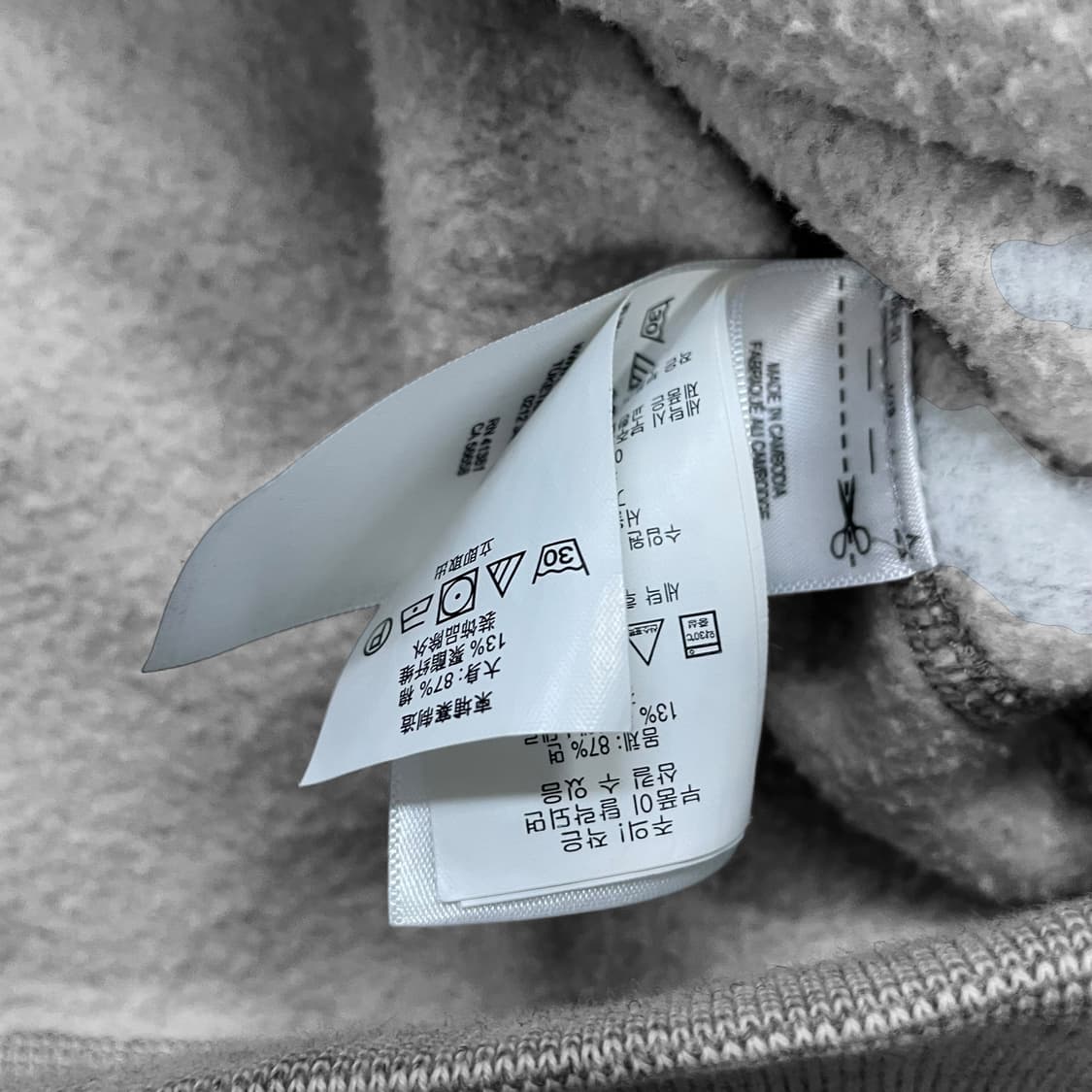 폴로 랄프로렌 빅로고 타이거 패치 맨투맨 그레이 상품이미지4