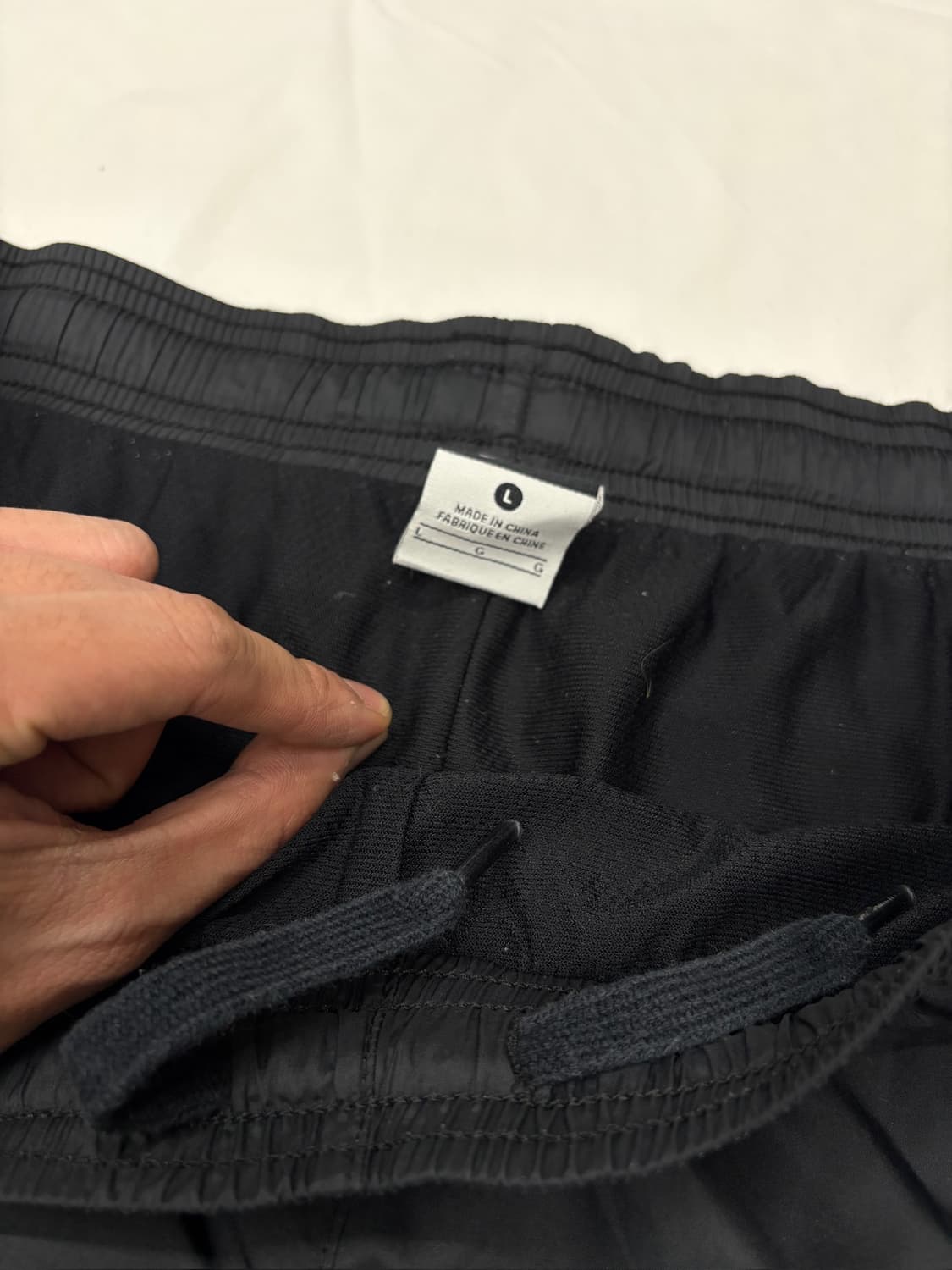 나이키 사이드라인 블랙 나일론 와이드 트랙팬츠 상품이미지4