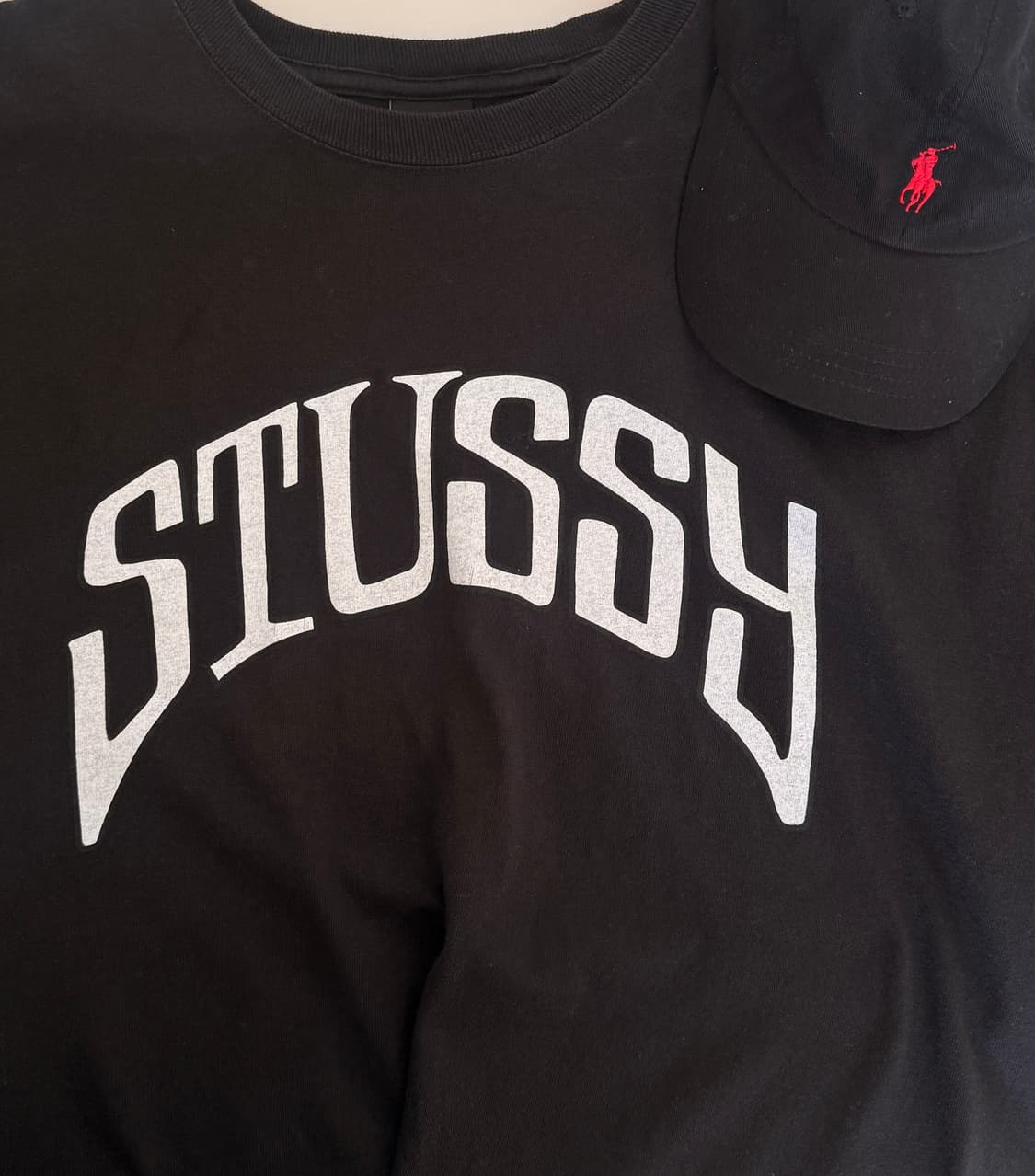 스투시 (STUSSY)인터내셔널 피그먼트 다이드 티셔츠 블랙  상품이미지1