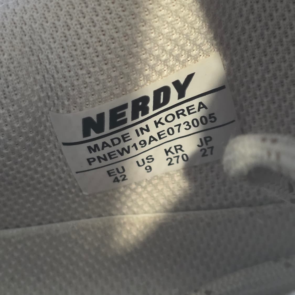 1a-23:너디 청키 러너 베이지 (270mm) 상품이미지10