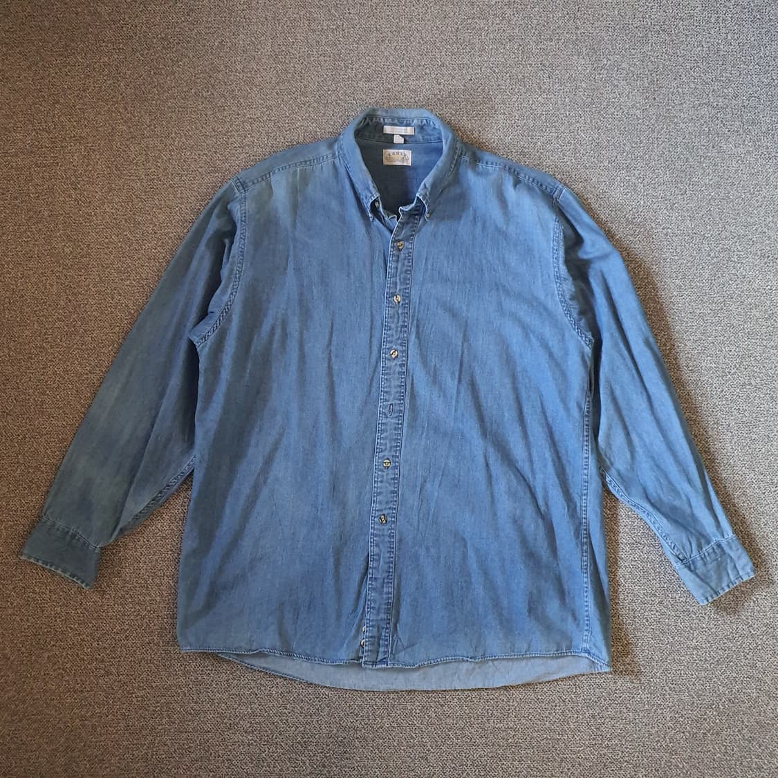 80s 이글 셔츠메이커스 샴브레이 셔츠 no.48 상품이미지1