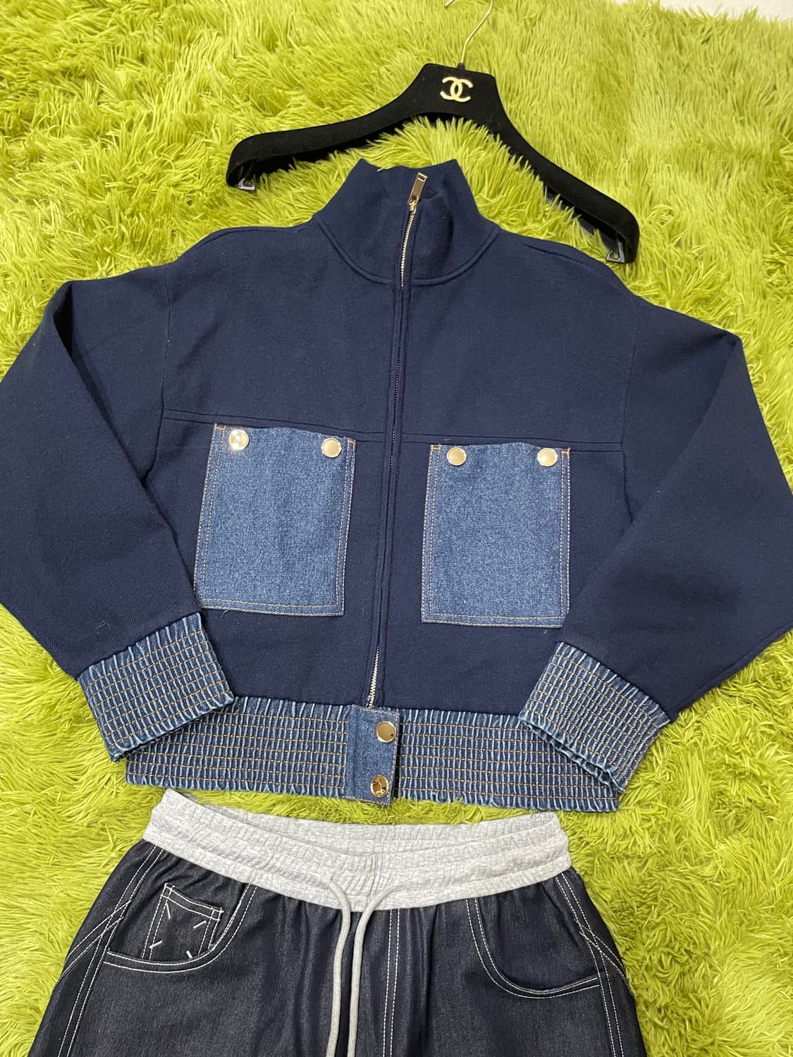 산드로스타일니트 메종바지세트 상품이미지4