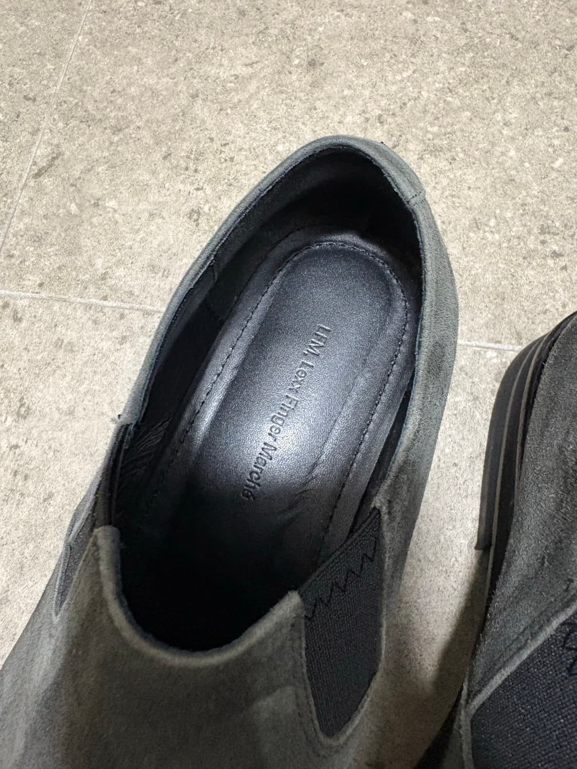 lfm 스웨이드 로퍼 그레이 상품이미지3