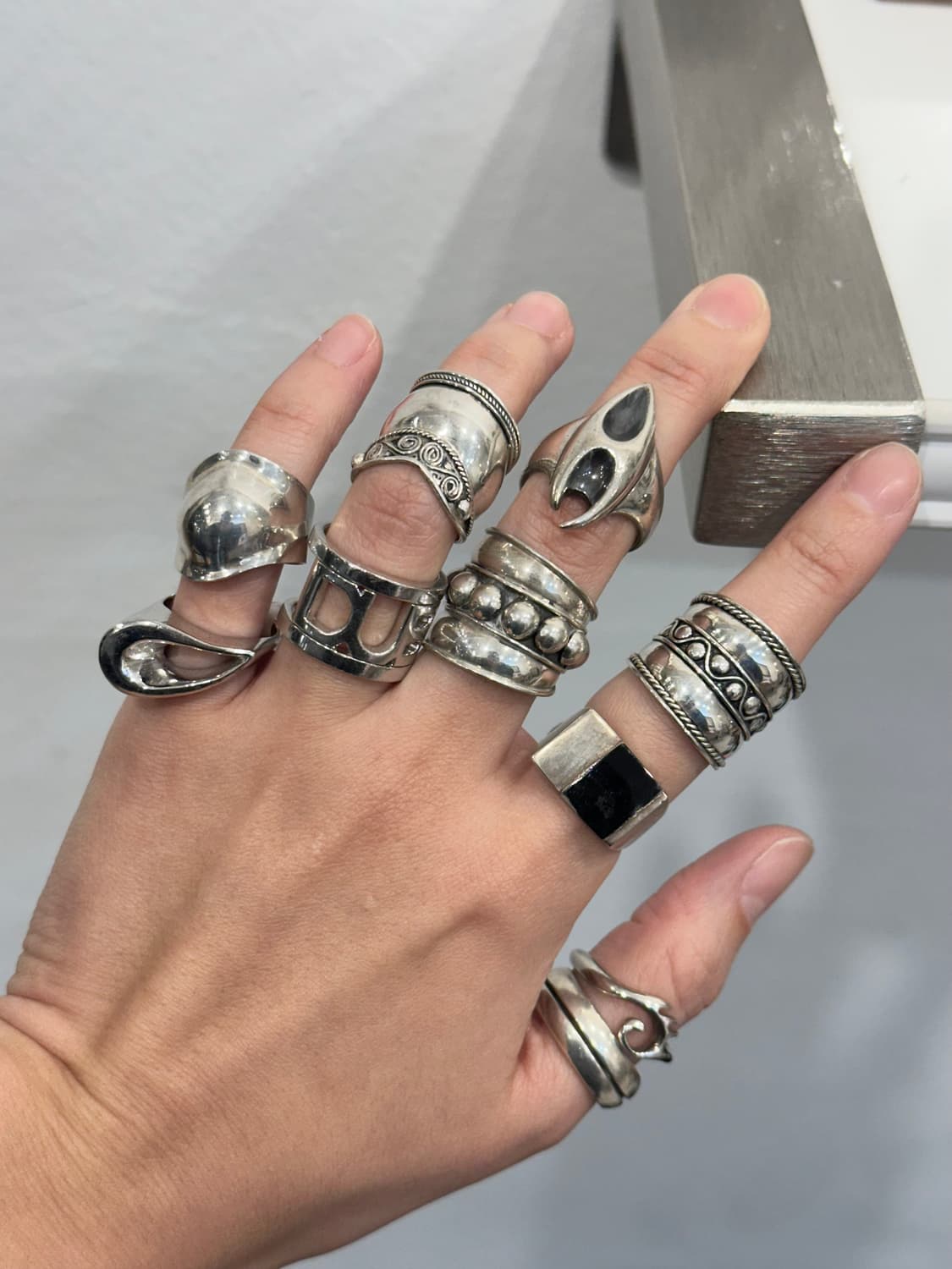 Vintage bold 925silver ring 상품이미지6