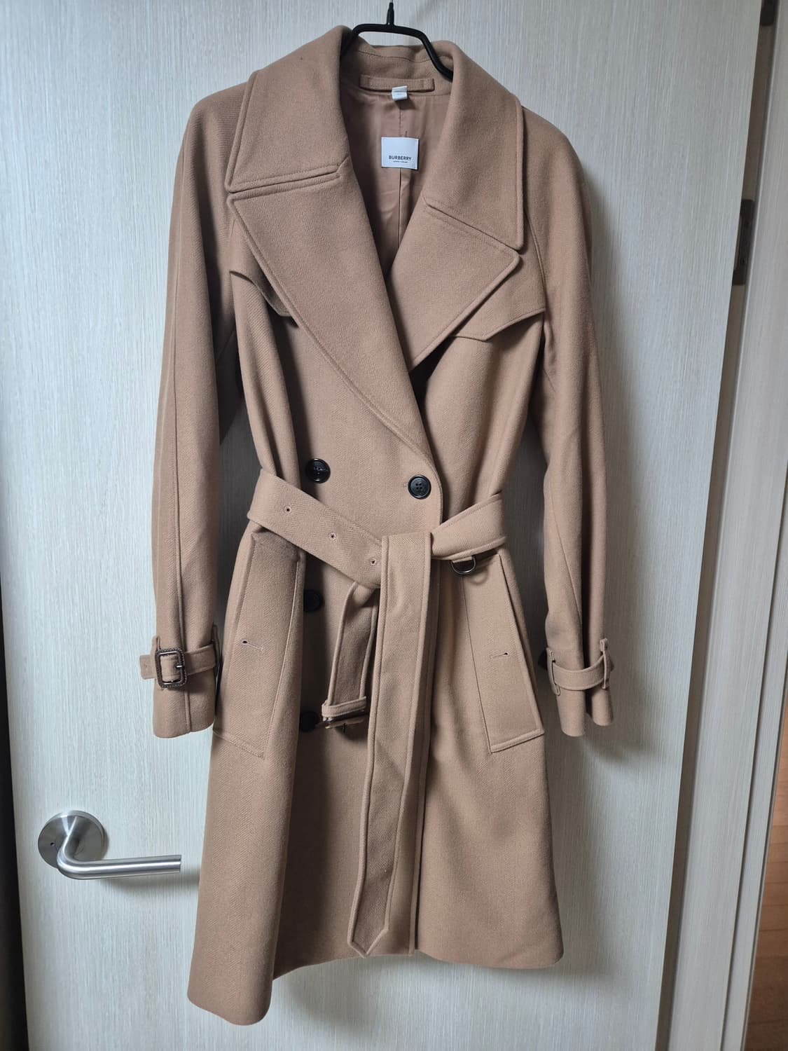 (정품) 버버리 크랜스톤 울 캐시미어 트렌치코트 34 (23년) 상품이미지3