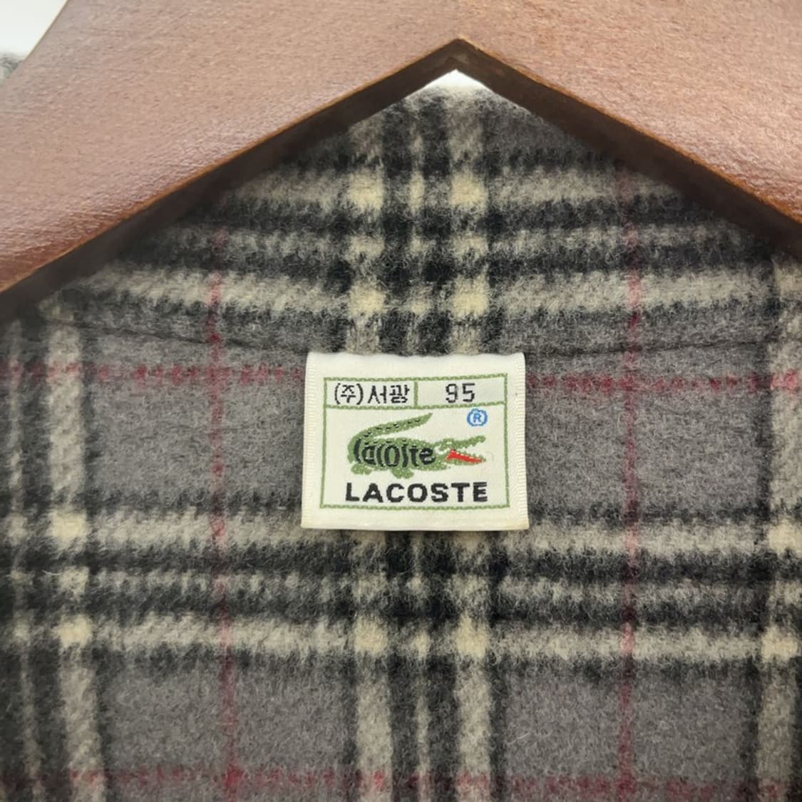라코스테 서광 빈티지 모던시크 캐주얼 모직 자켓 95 C08213 상품이미지5