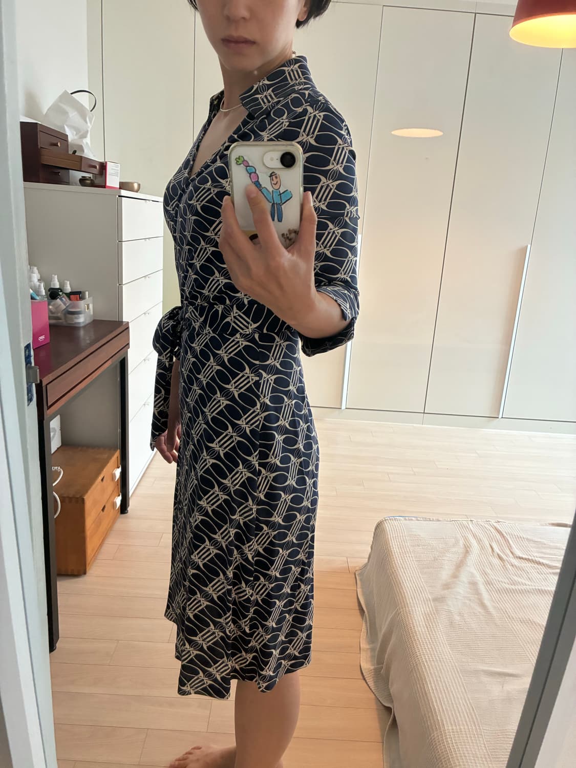 DVF 실크 랩원피스  상품이미지2