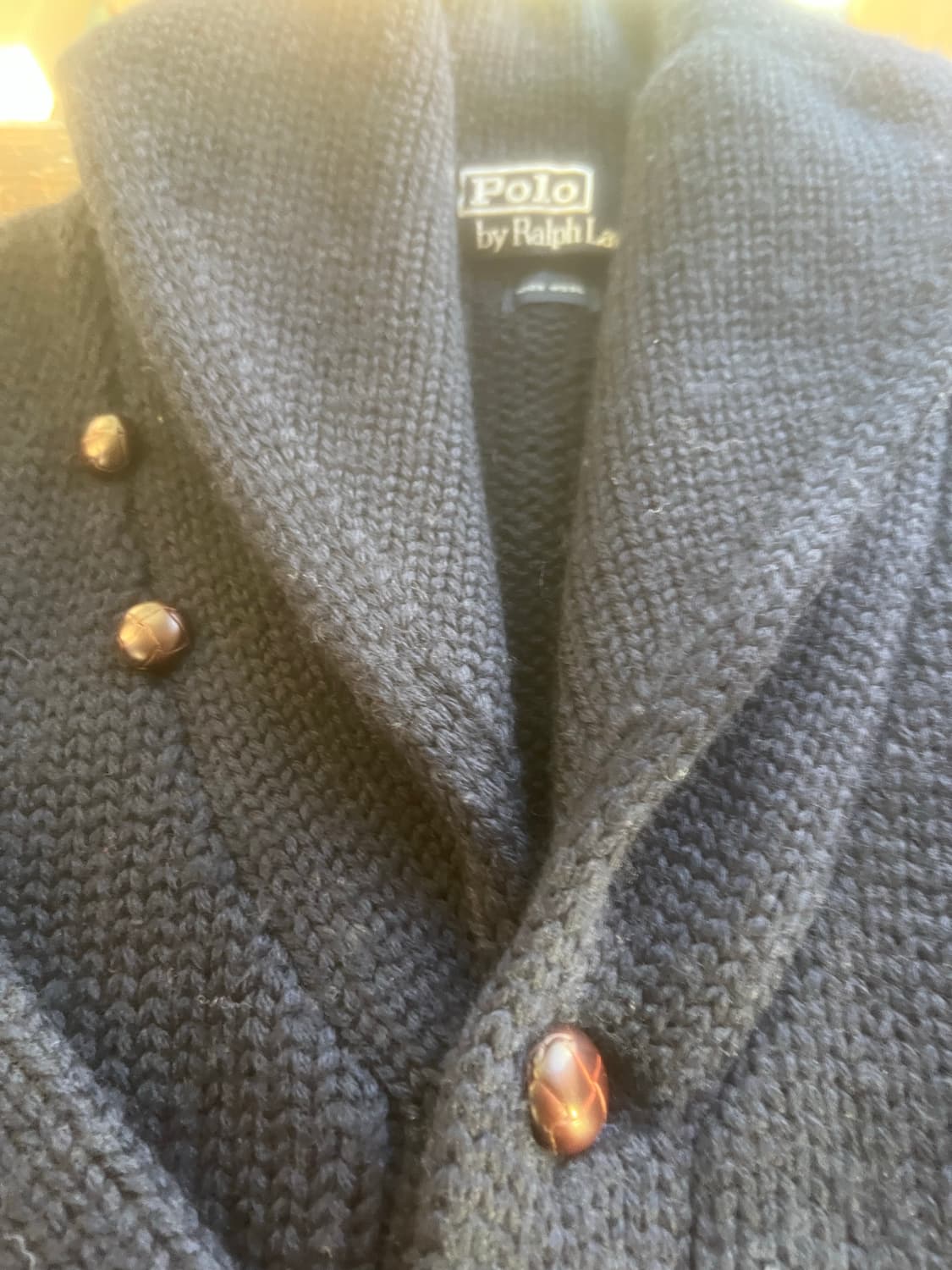 폴로 랄프로렌 숄카라 울 스웨터 상품이미지4