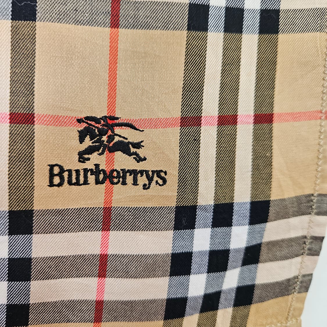 버버리 클래식 노바체크 빈티지손수건 상품이미지5