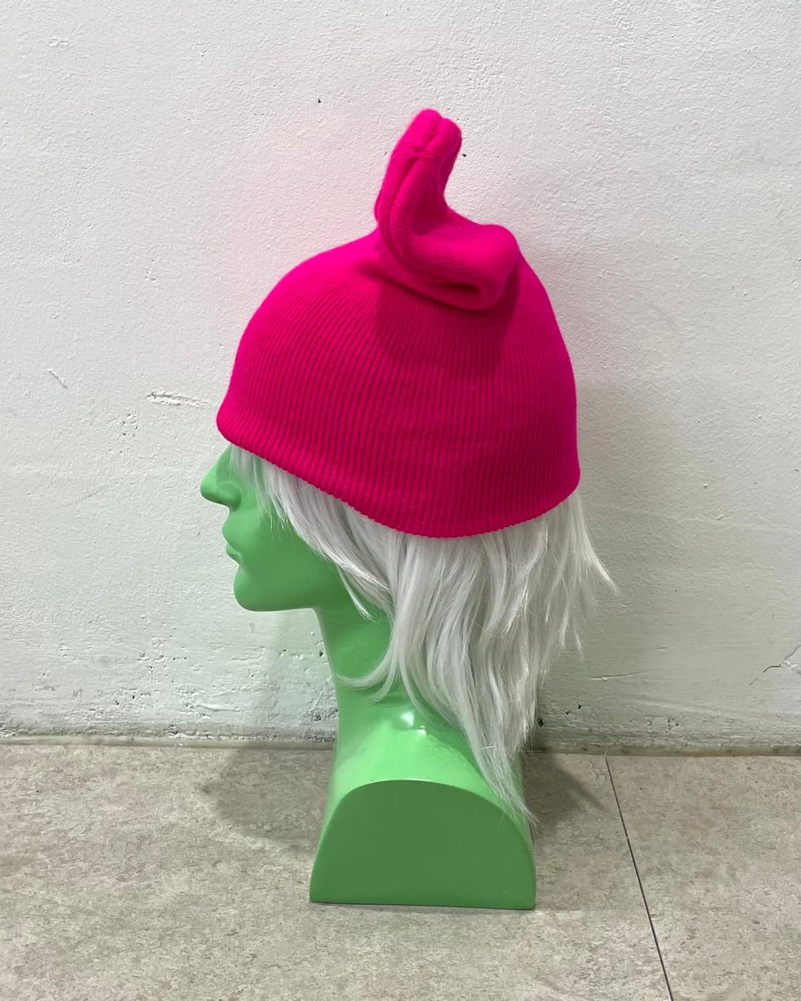 Fluorescent pink beanie  상품이미지3