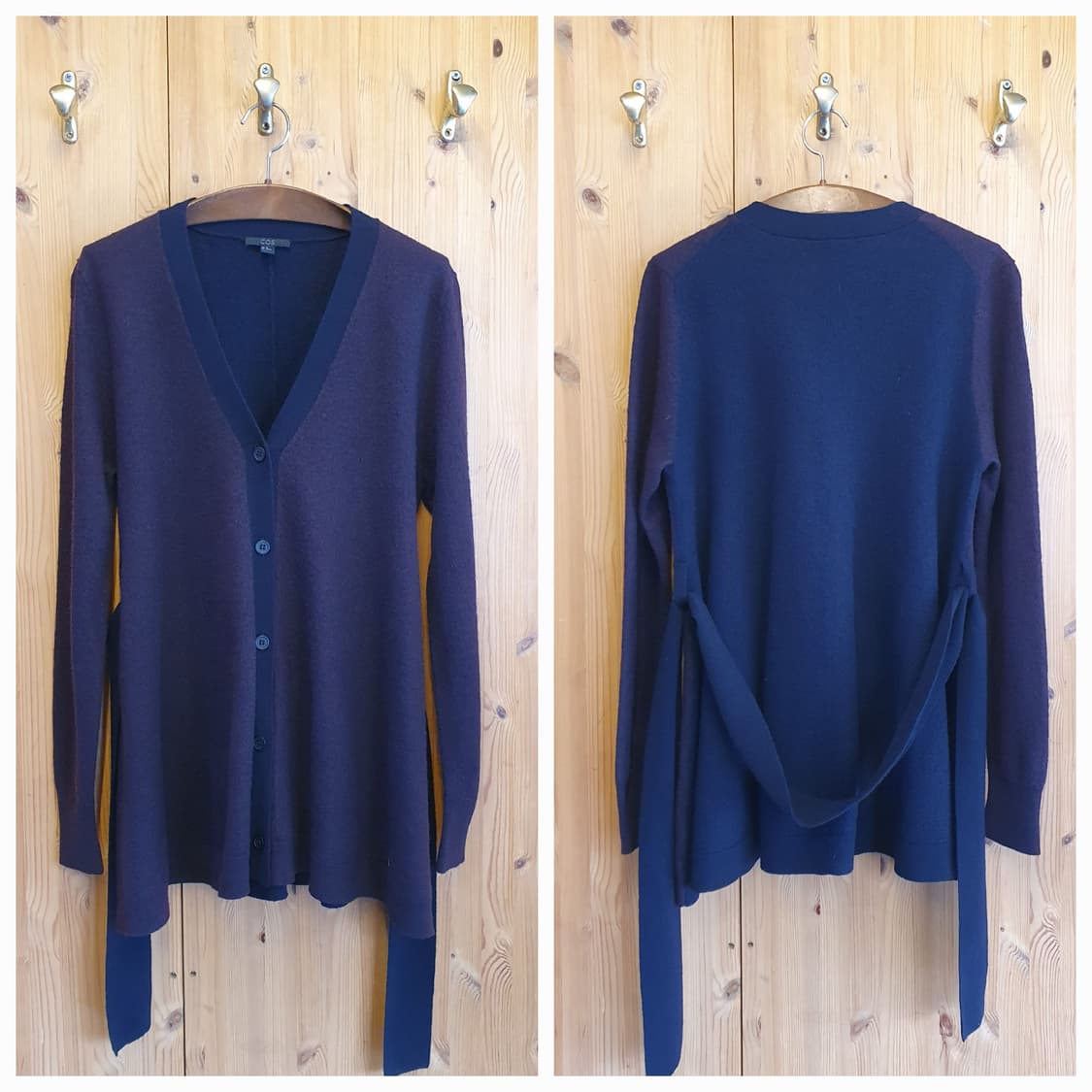 66.COS 테리 벨트립 가디건 상품이미지1