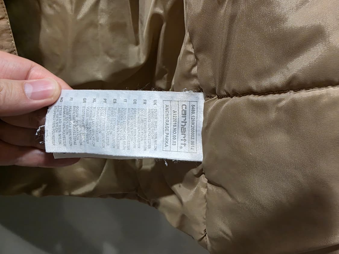 Carhartt 칼하트 탈부착 후드 파카 상품이미지7