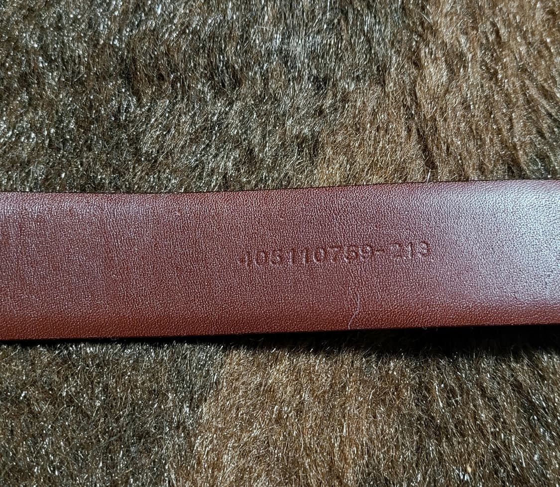 폴로 랄프로렌 남성용 다크 브라운 가죽벨트 상품이미지7