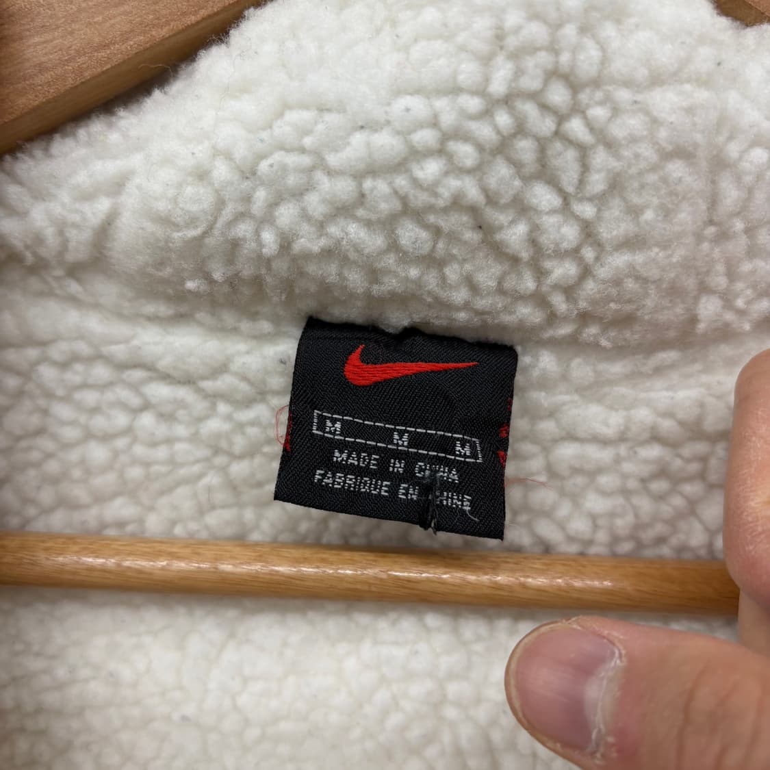 나이키 후드 롱 패딩 아이보리 M 상품이미지7