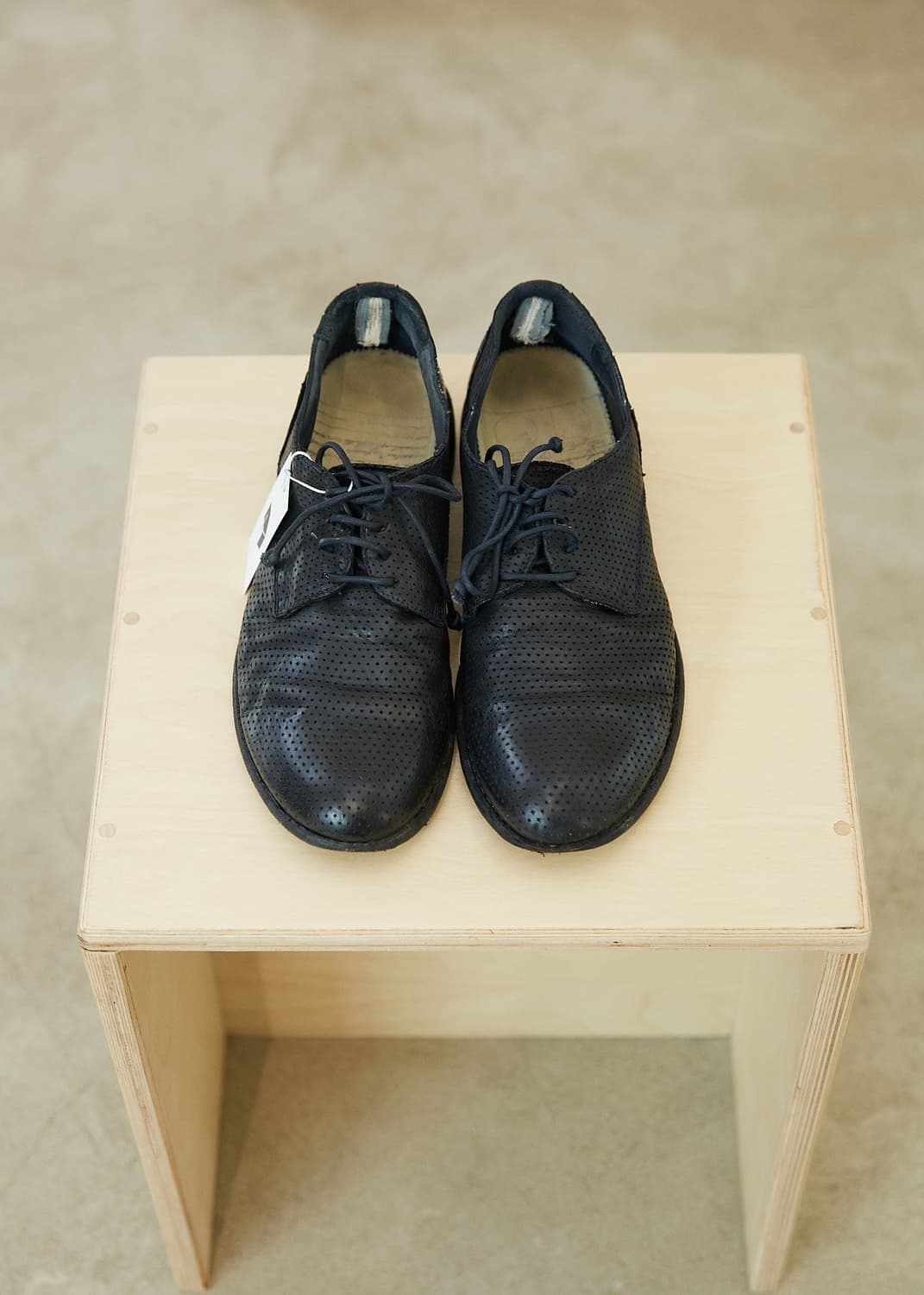 Punching Leather Derby Shoes 상품이미지2
