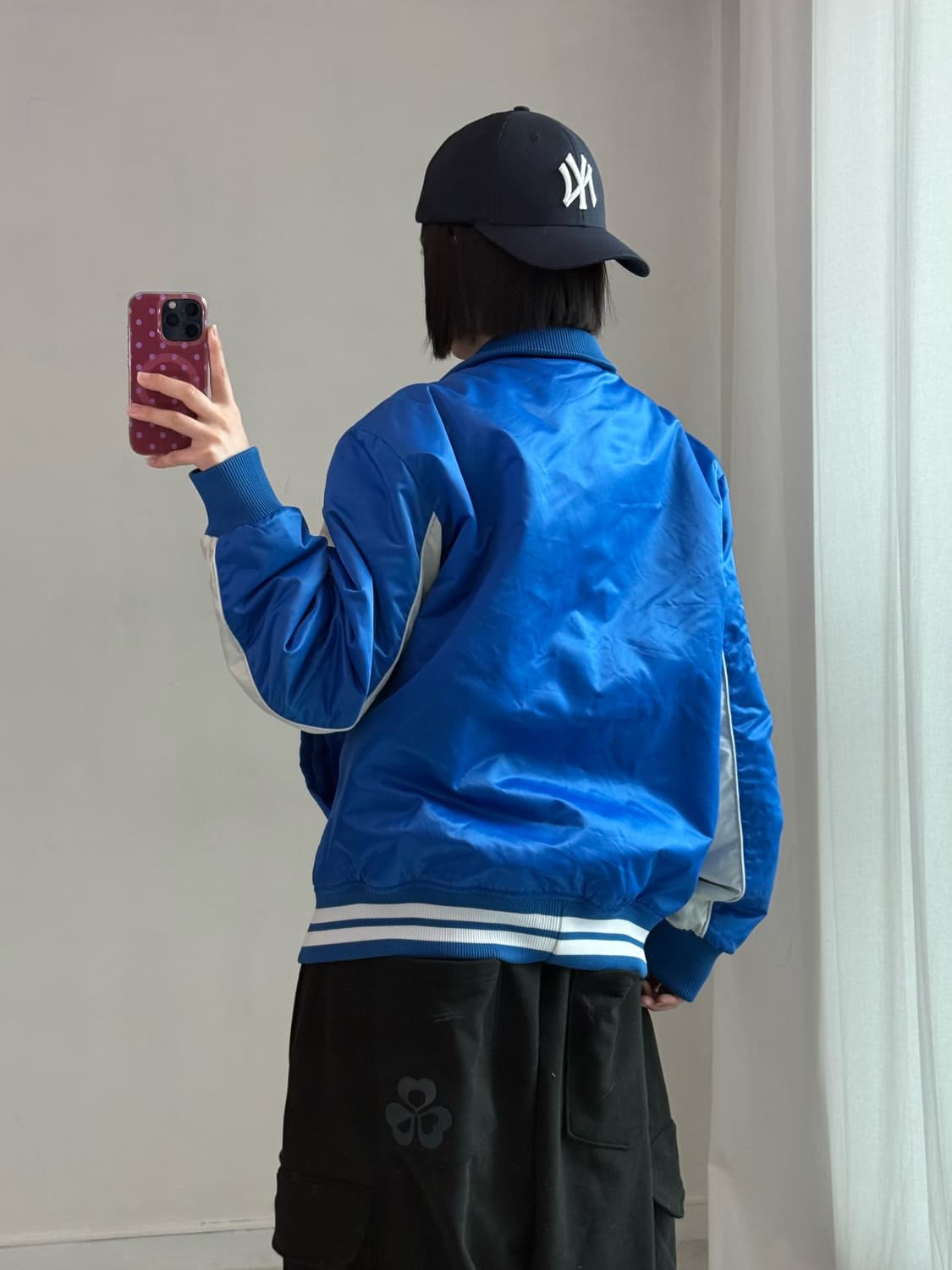 에비수 빅로고 블루 자켓 상품이미지4