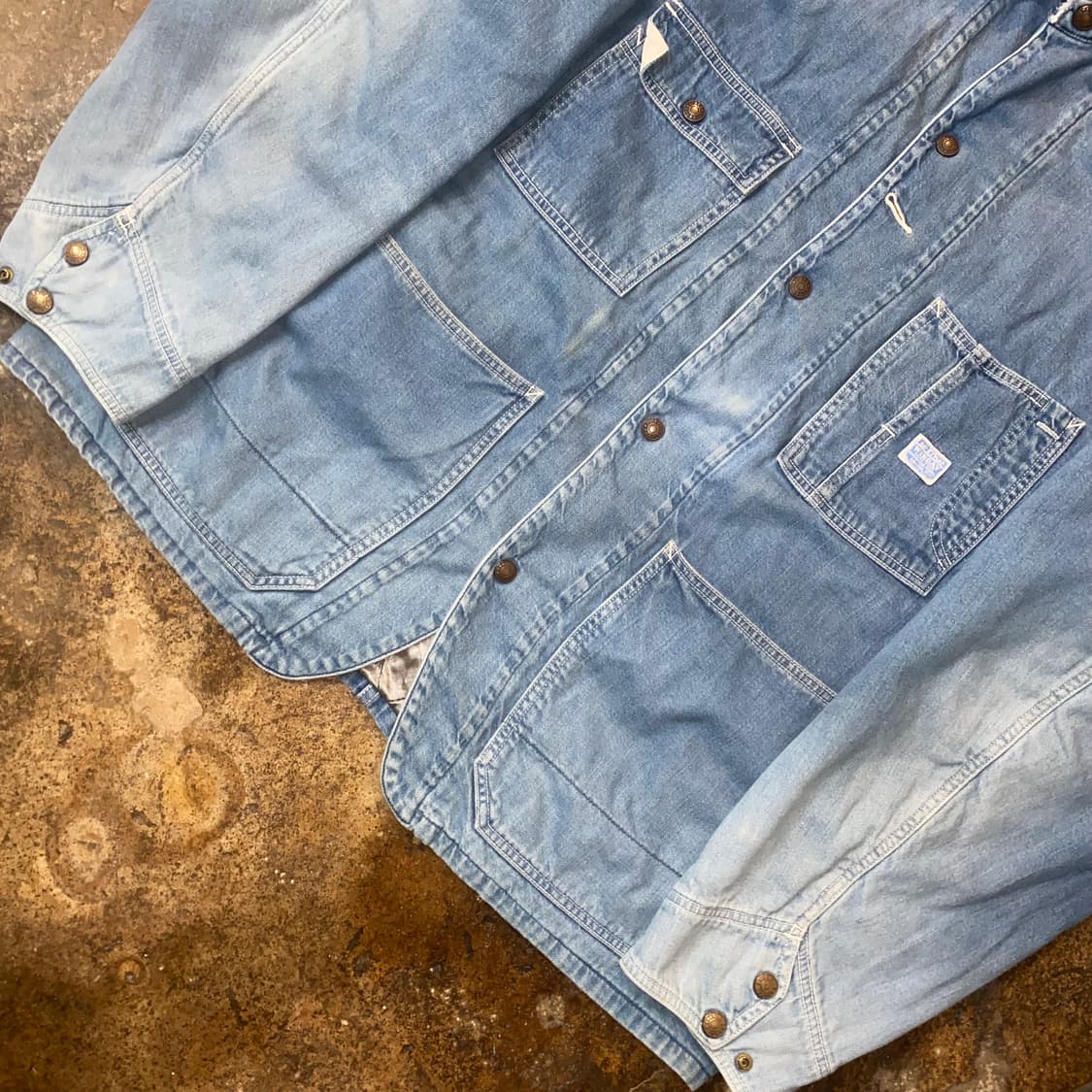 (XL) 캐피탈 데님 워크 자켓 상품이미지4