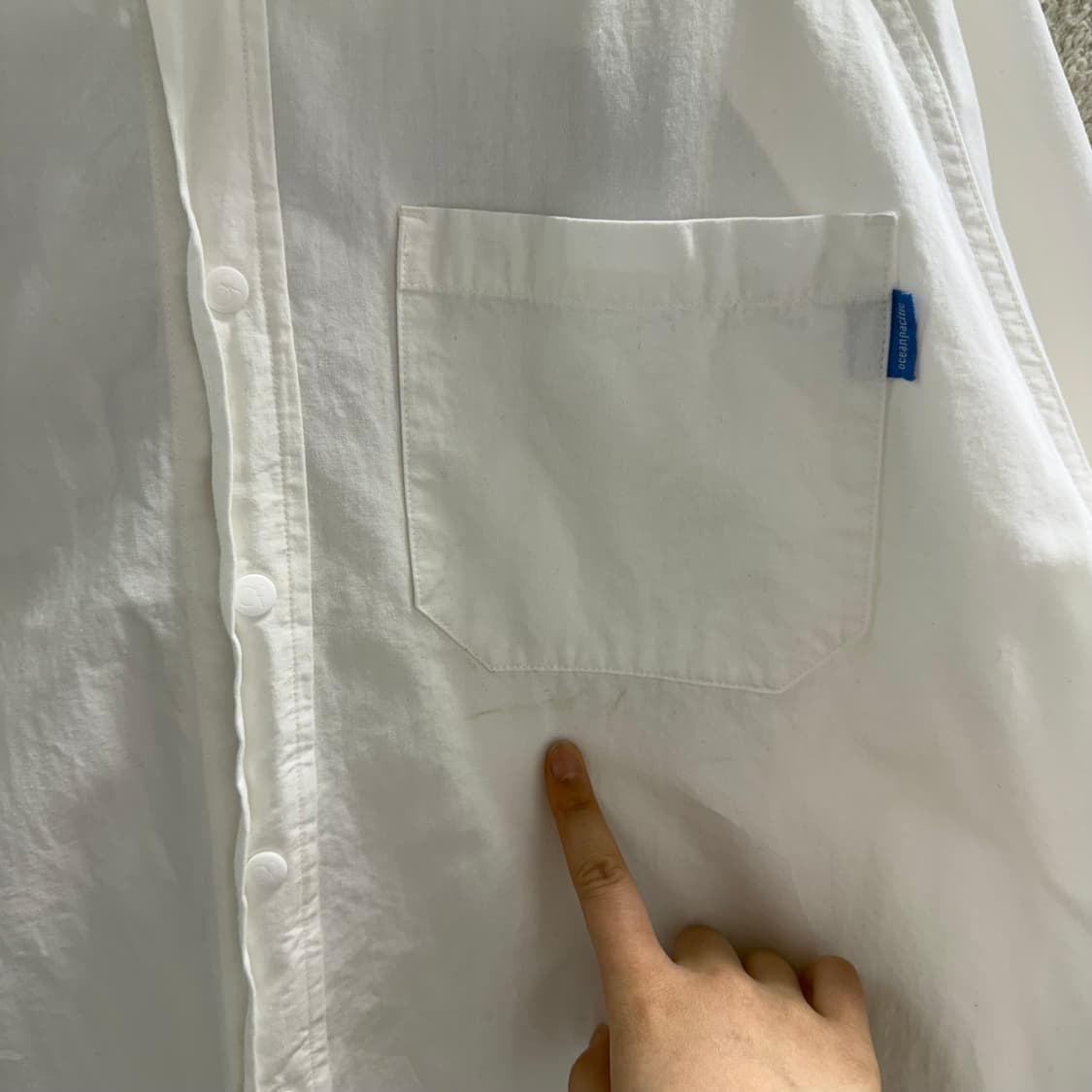 [M] 오션퍼시픽 화이트 셔츠 상품이미지6