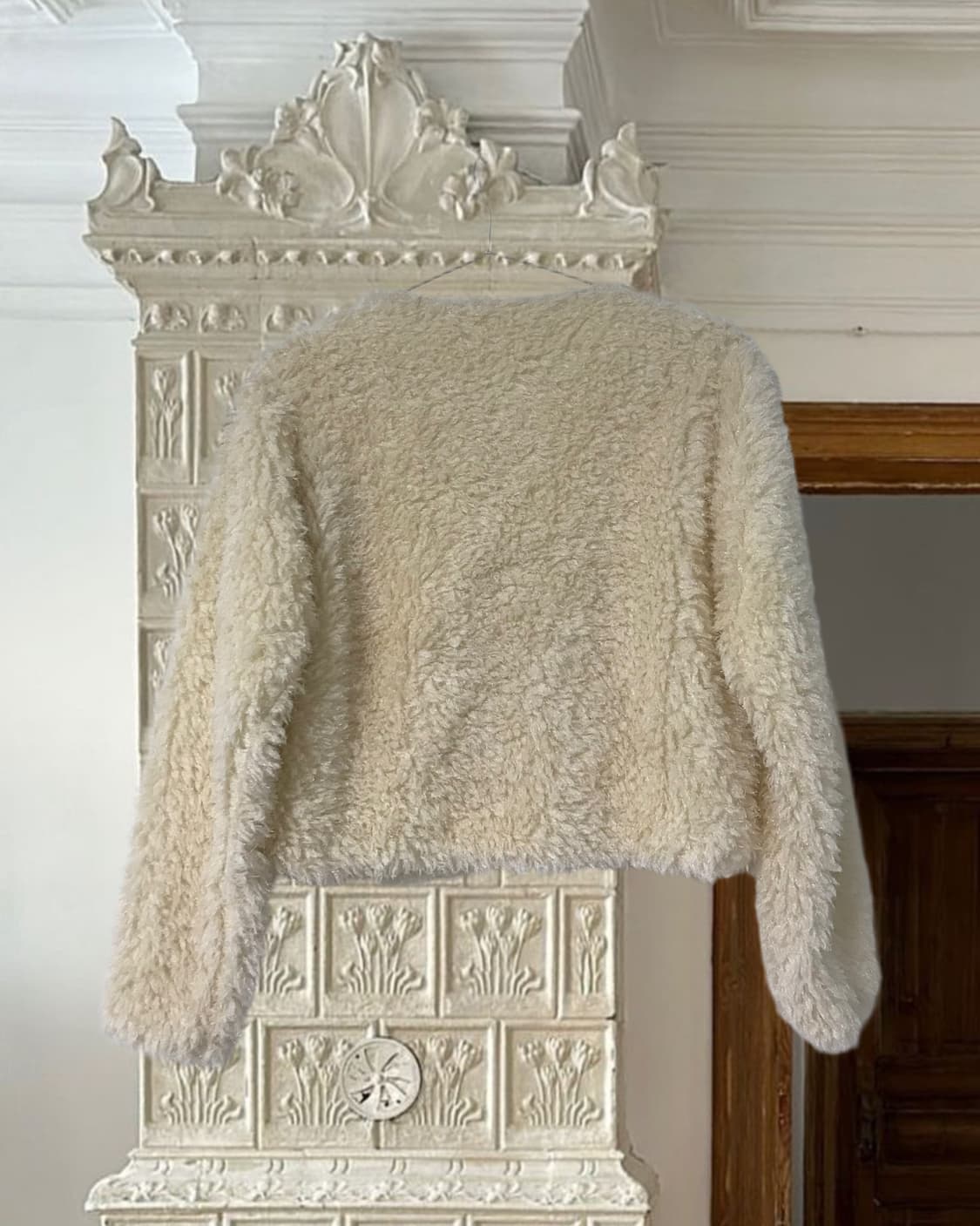  vintage flower fur cardigan 상품이미지10