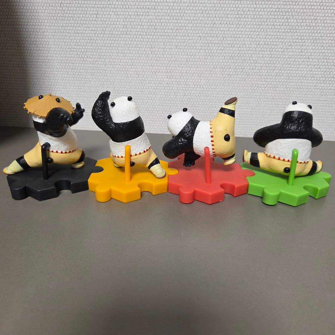 쿵푸팬더 피규어 롯데리아 프로모션 4종 세트 상품이미지4