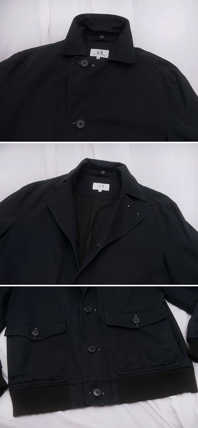 아르마니 (AX) 피그먼트 워싱 코튼 캐쥬얼 워크자켓 (M / 100) 상품이미지4
