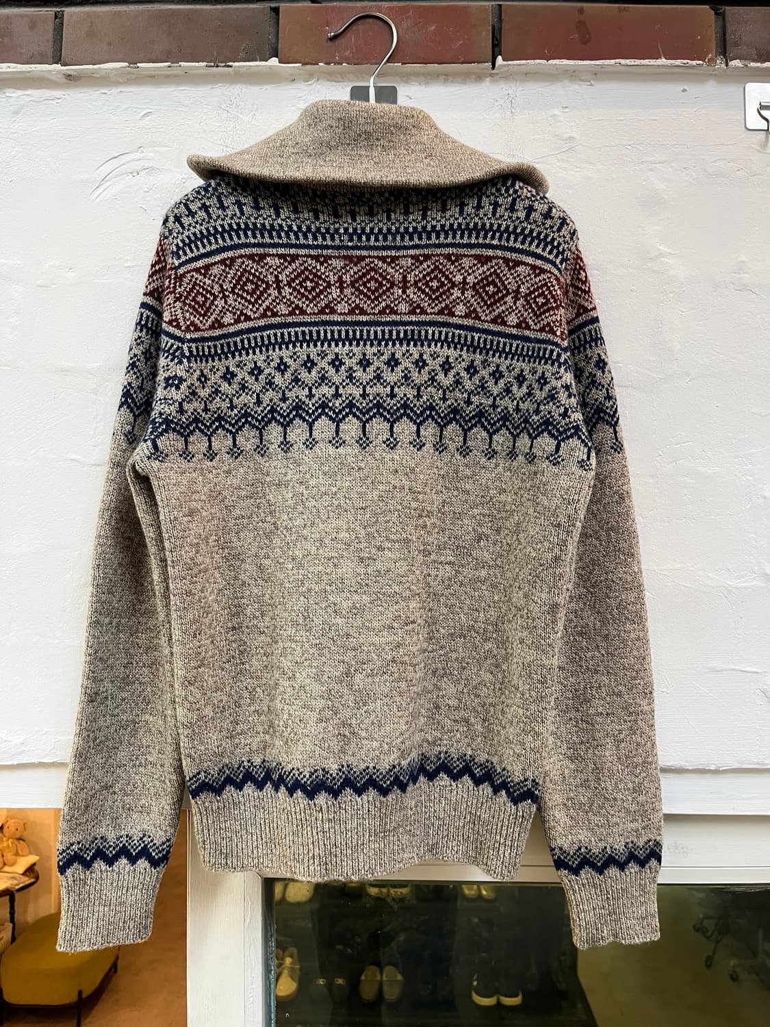 노르딕 울 하프 집업 스웨터 니트 M 상품이미지7