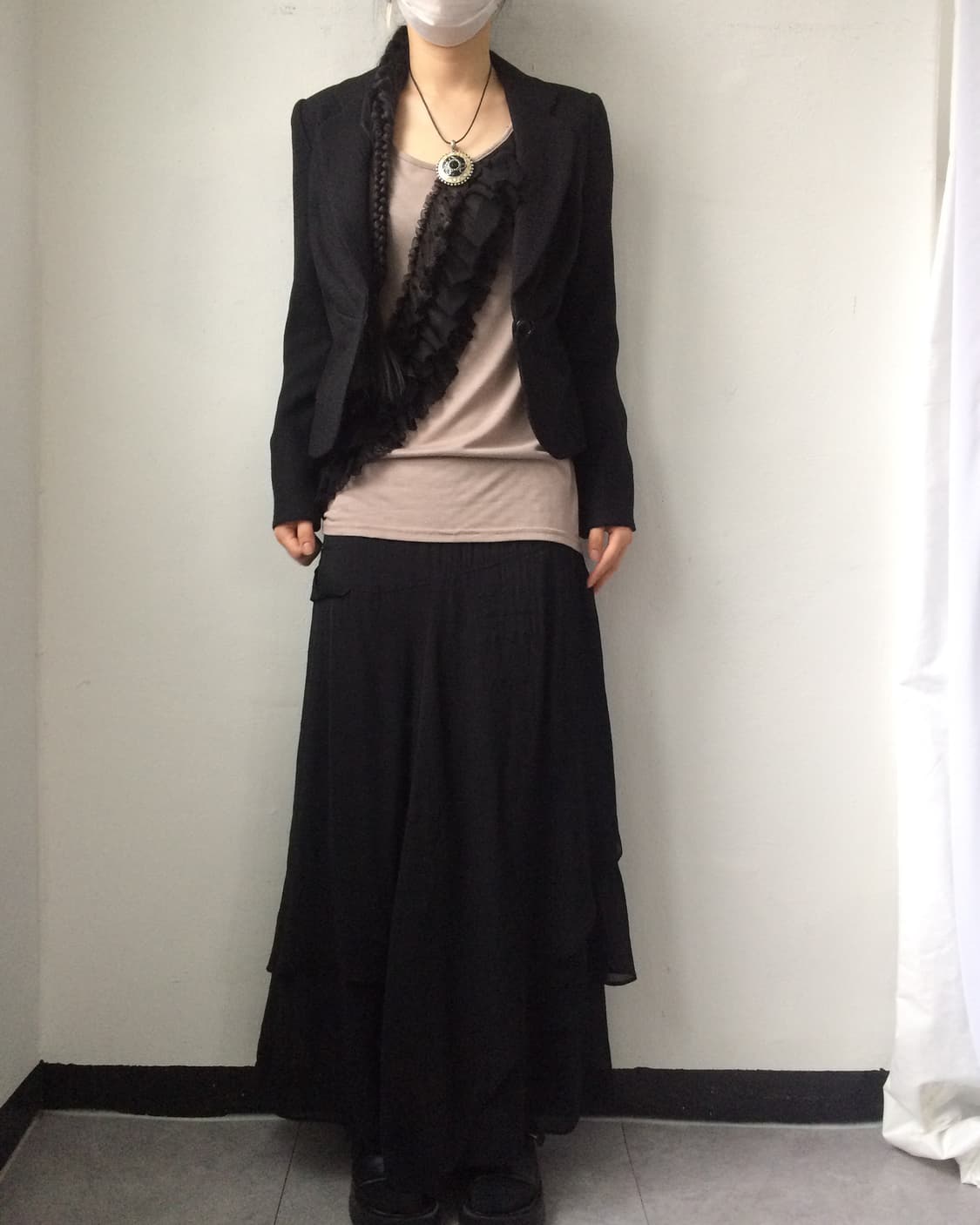 Lace trimming t shirt 상품이미지5