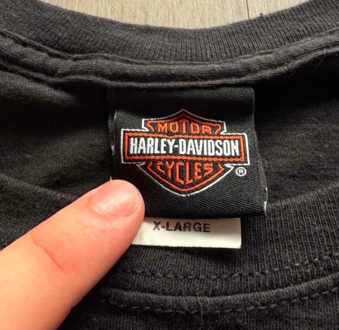 빈티지 Harley Davidson 긴팔티셔츠 L 상품이미지3