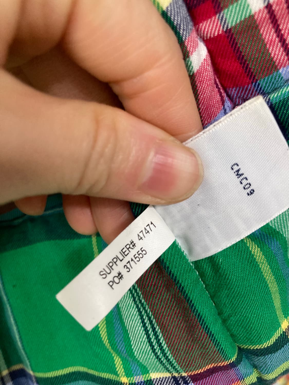 폴로랄프로렌 체크안감 배색 패딩조끼 베스트 _ 네이비/오렌지 상품이미지10