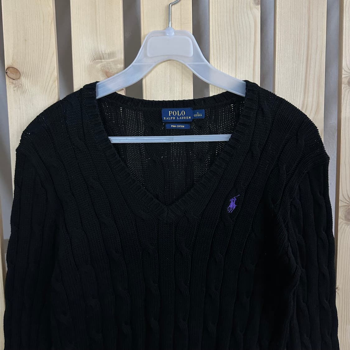 (S) 폴로 랄프로렌 블랙 케이블 니트 스웨터 상품이미지4