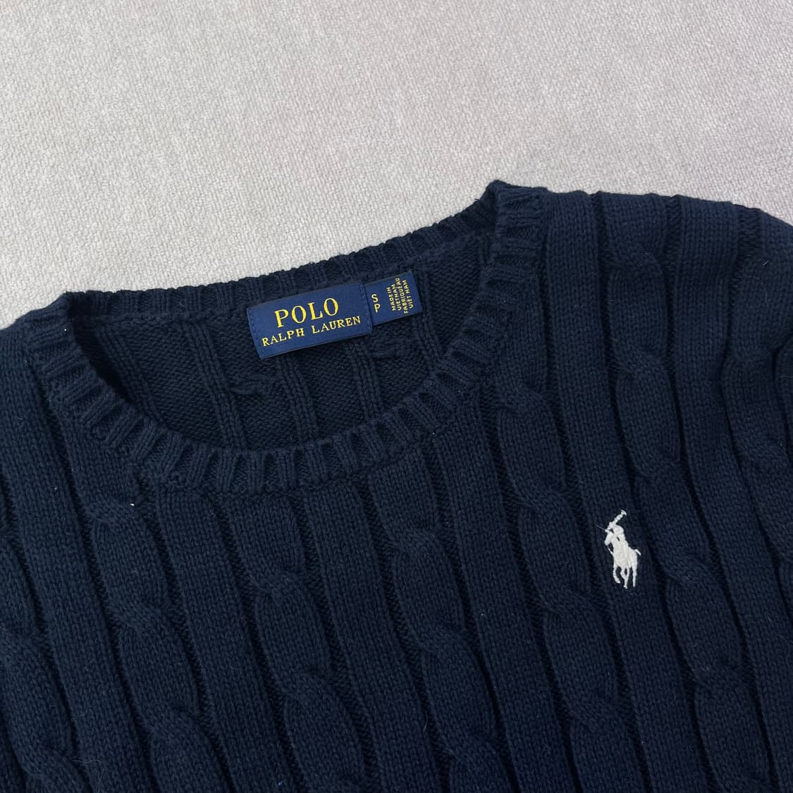 w95 폴로 랄프로렌 꽈배기 니트  상품이미지2