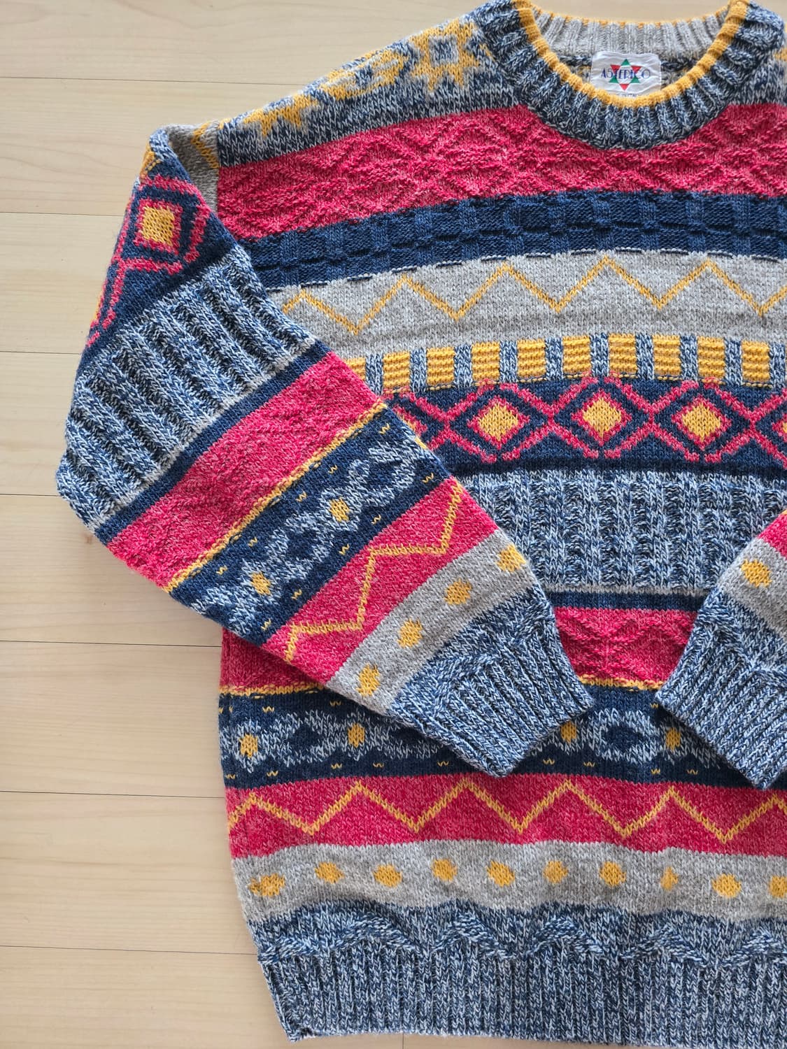 Asterico 이탈리아 빈티지 니트 L 상품이미지4