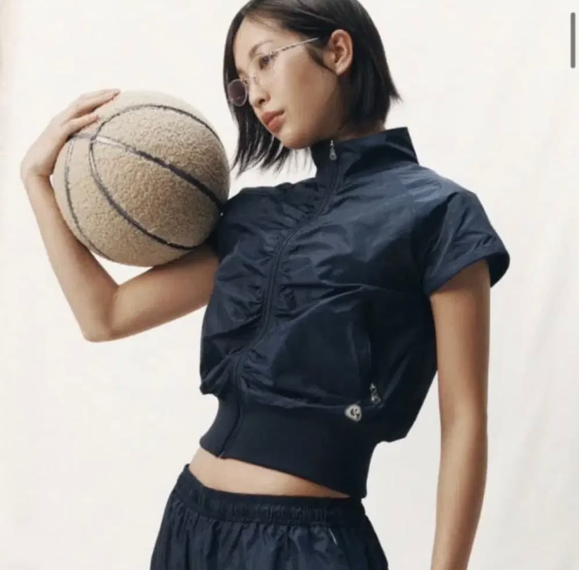 코이세이오 퍼커링 윈드브레이커 네이비 suu 상품이미지1