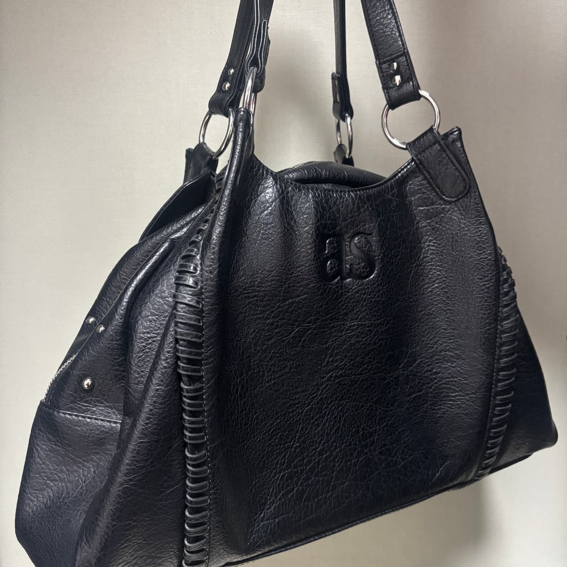 애즈온 보니타 빅백 블랙 상품이미지2