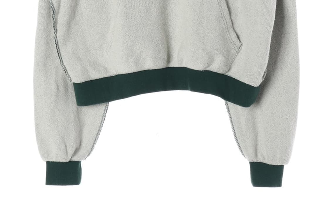 인스턴트펑크 그린 오버핏 자수 후드티 3 상품이미지5