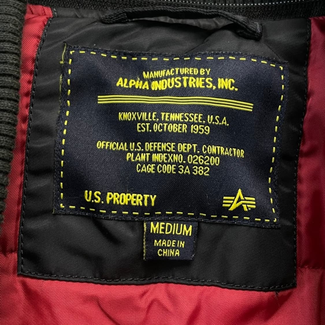 100 알파 인더스트리 MA-1 항공점퍼 상품이미지3