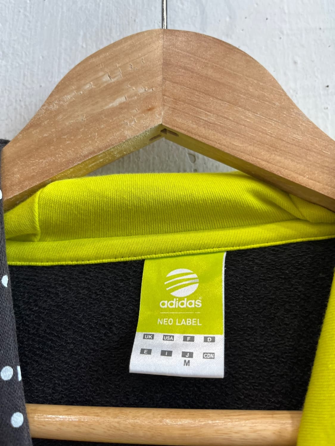 아디다스 도트 땡땡이 후드집업  상품이미지4